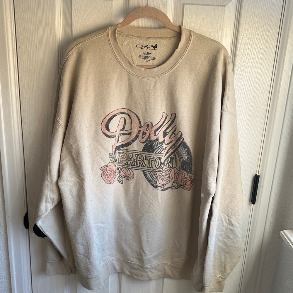 Graphic Dolly Parton Sweatshirt Size XL